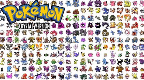 pokemon crystal pokedex